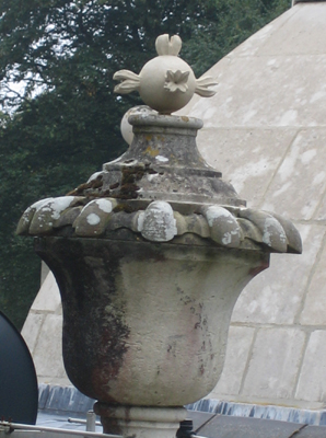 STONE CARVING: Replacement finial. Devon.